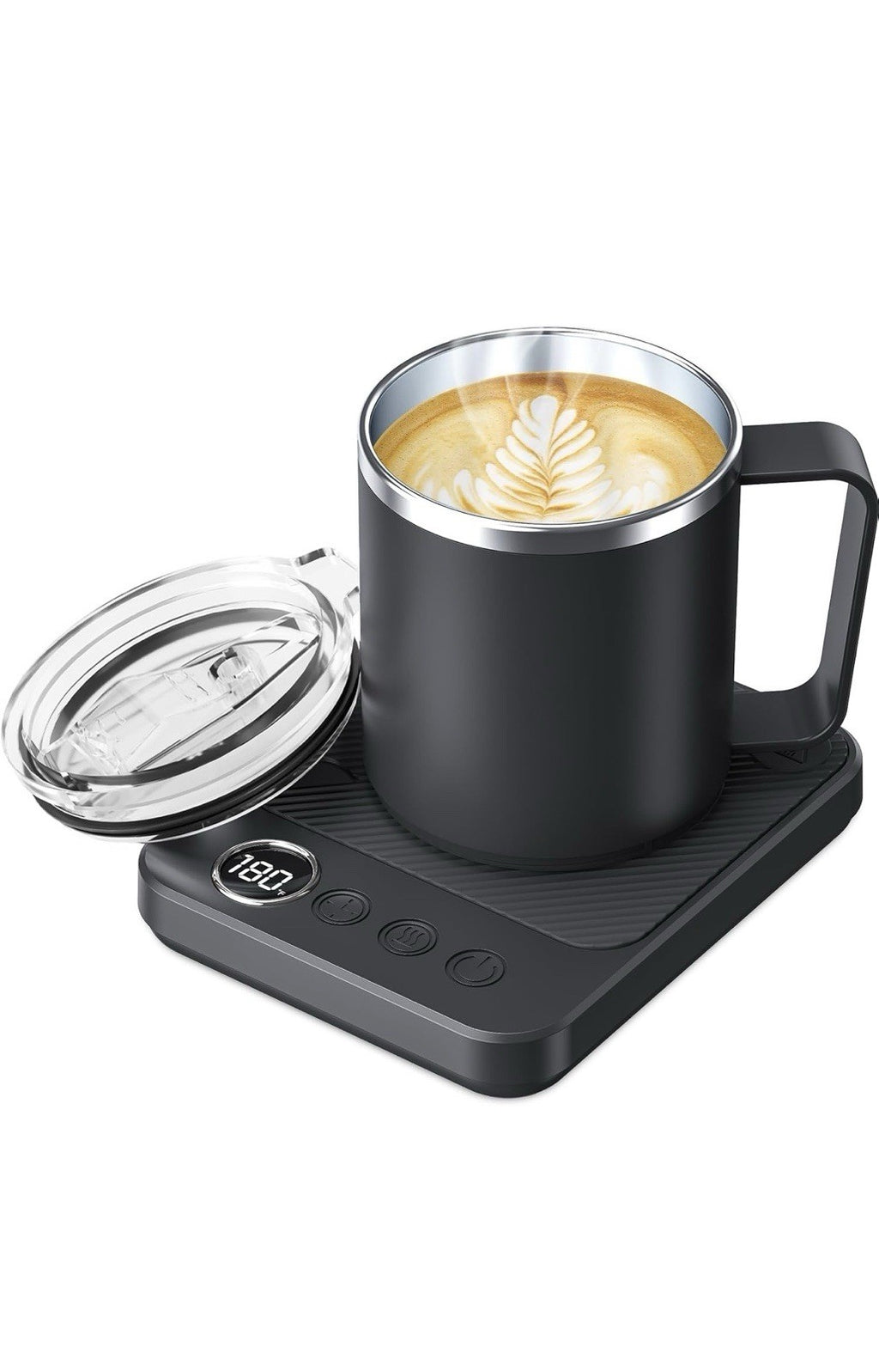 Coffee Mug Warmer & Mug Set for Desk, Smart Coffee Cup Warmer with 16oz Heate...0