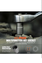 62Pcs Screw Extractor Set with Left Hand Drill Bit, Bolt Extractor Kit Heavy D1