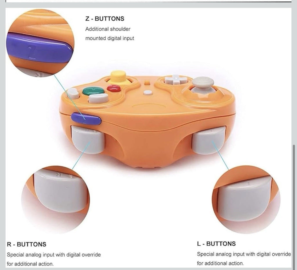 VTone Controlador inalámbrico de cubo de juegos, 2 piezas 2.4G inalámbrico2