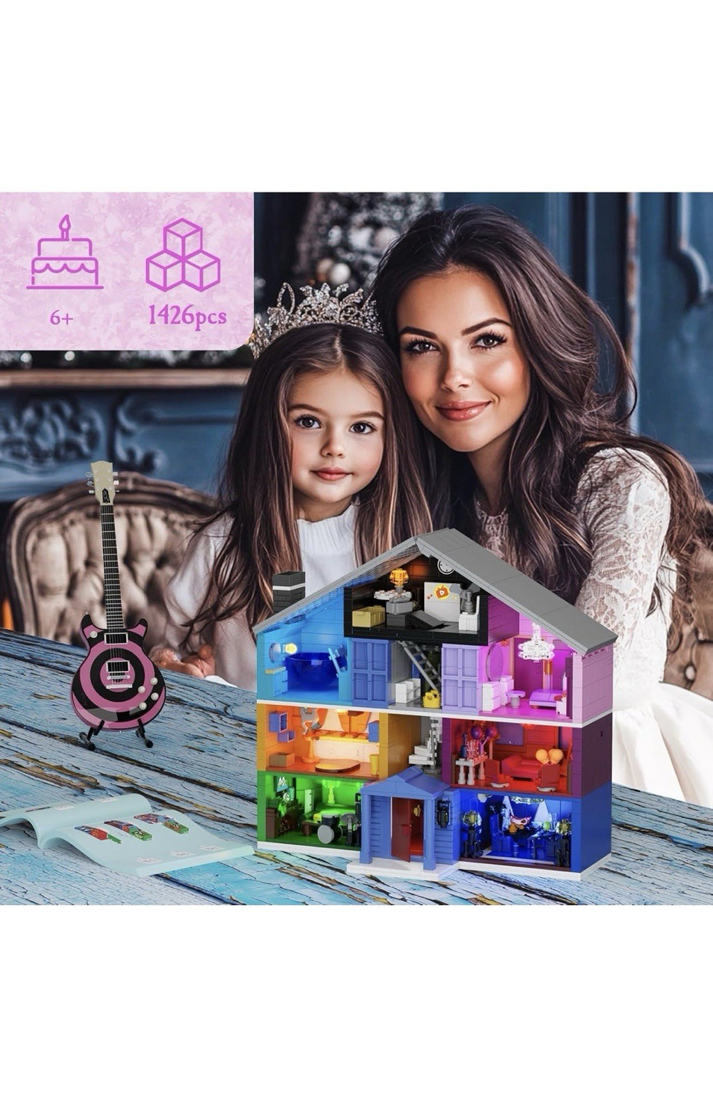 Juego de construcción de Star House, modelo de juguete de Star House compatibl3
