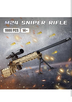 Shootable Sniper Playset, Building Bricks Toy, for Sniper Lover2