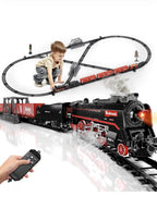 Large Train Set with Remote, 3Way Smoke, Light and Sound, Boy Gift Electric Tra0