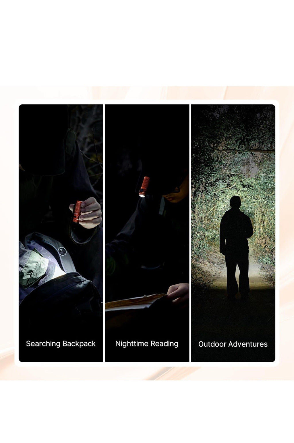 OLIGHT Baton4 EDC Flashlight 1300 Lumens, Rechargeable, Waterproof, OD Green8