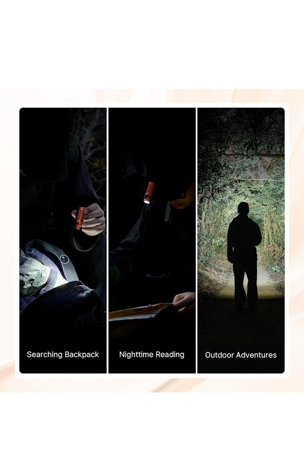 OLIGHT Baton4 EDC Flashlight 1300 Lumens, Rechargeable, Waterproof, OD Green8