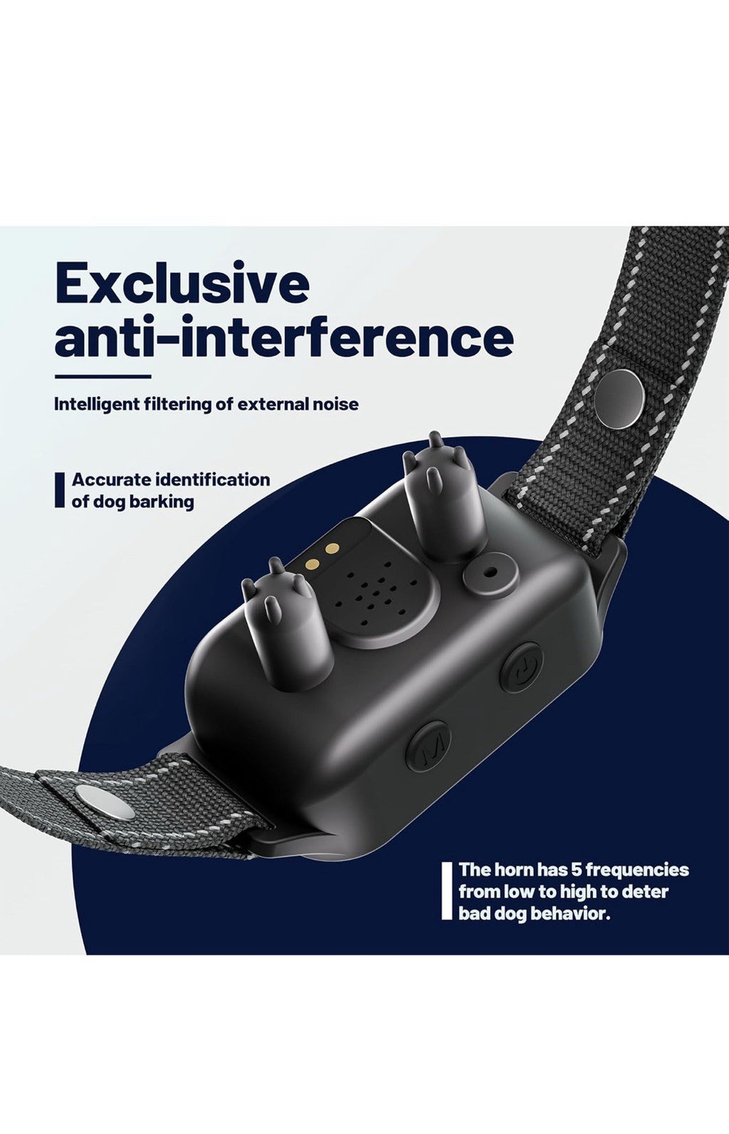 Collar antiladridos para perro, paquete de 2, collar antiladridos para perros g6