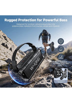 W-KING Bluetooth Speaker, 90W Max Loud IPX6 Waterproof Portable Speaker5