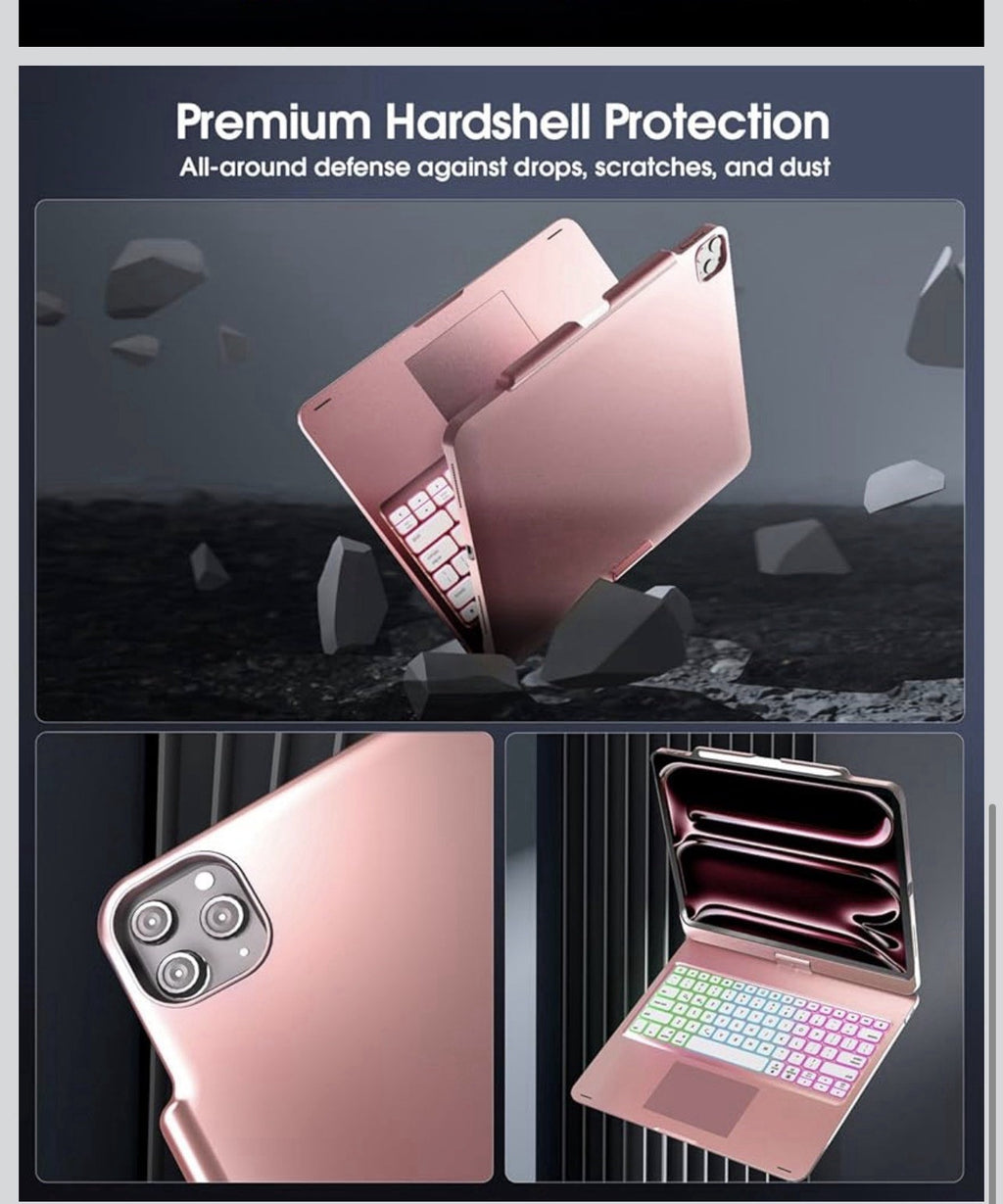 Baisla Funda para iPad Pro de 13 pulgadas con Teclado (M5/M4) e iPad Air 136