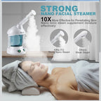 nano ionic facial steamer, Portable Facial Steamer With 360° Rotatable Arm1