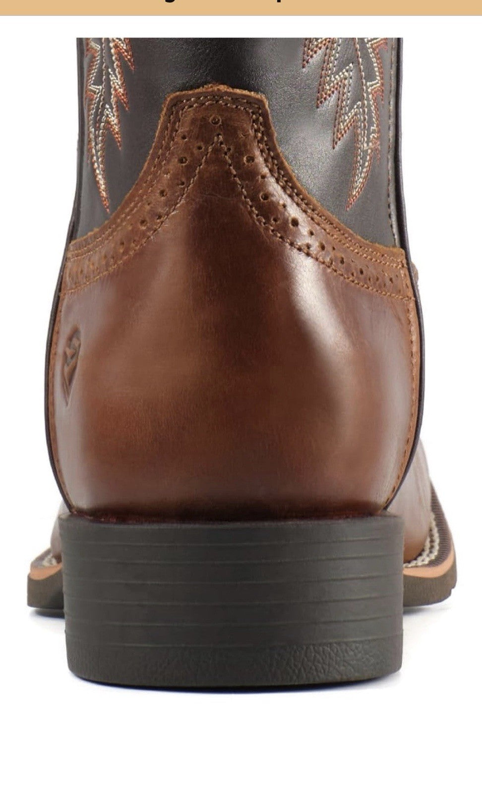 SUREWAY Botas vaqueras para hombre, botas occidentales de punta cuadrada para6