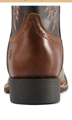 SUREWAY Botas vaqueras para hombre, botas occidentales de punta cuadrada para6