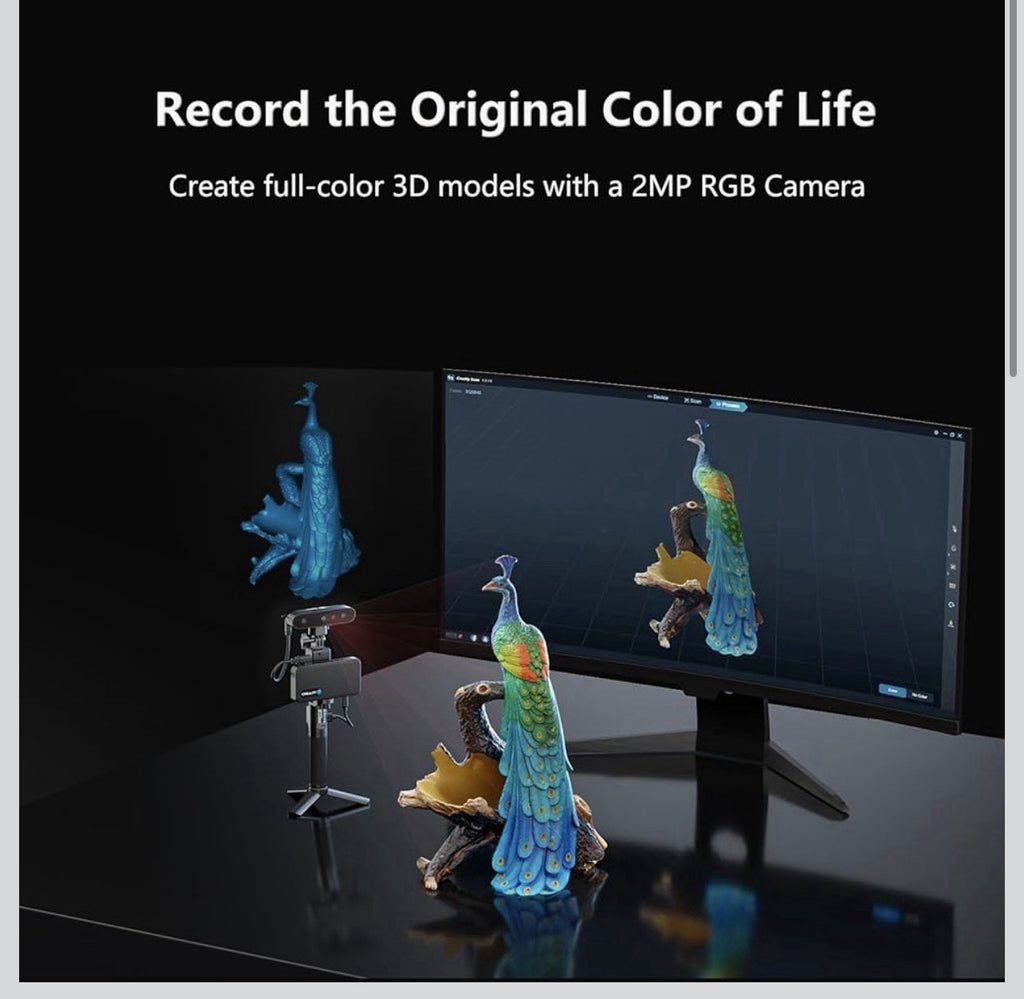 Creality Escáner 3D Ferret Pro para impresión 3D, escaneo 3D inalámbrico de mano2