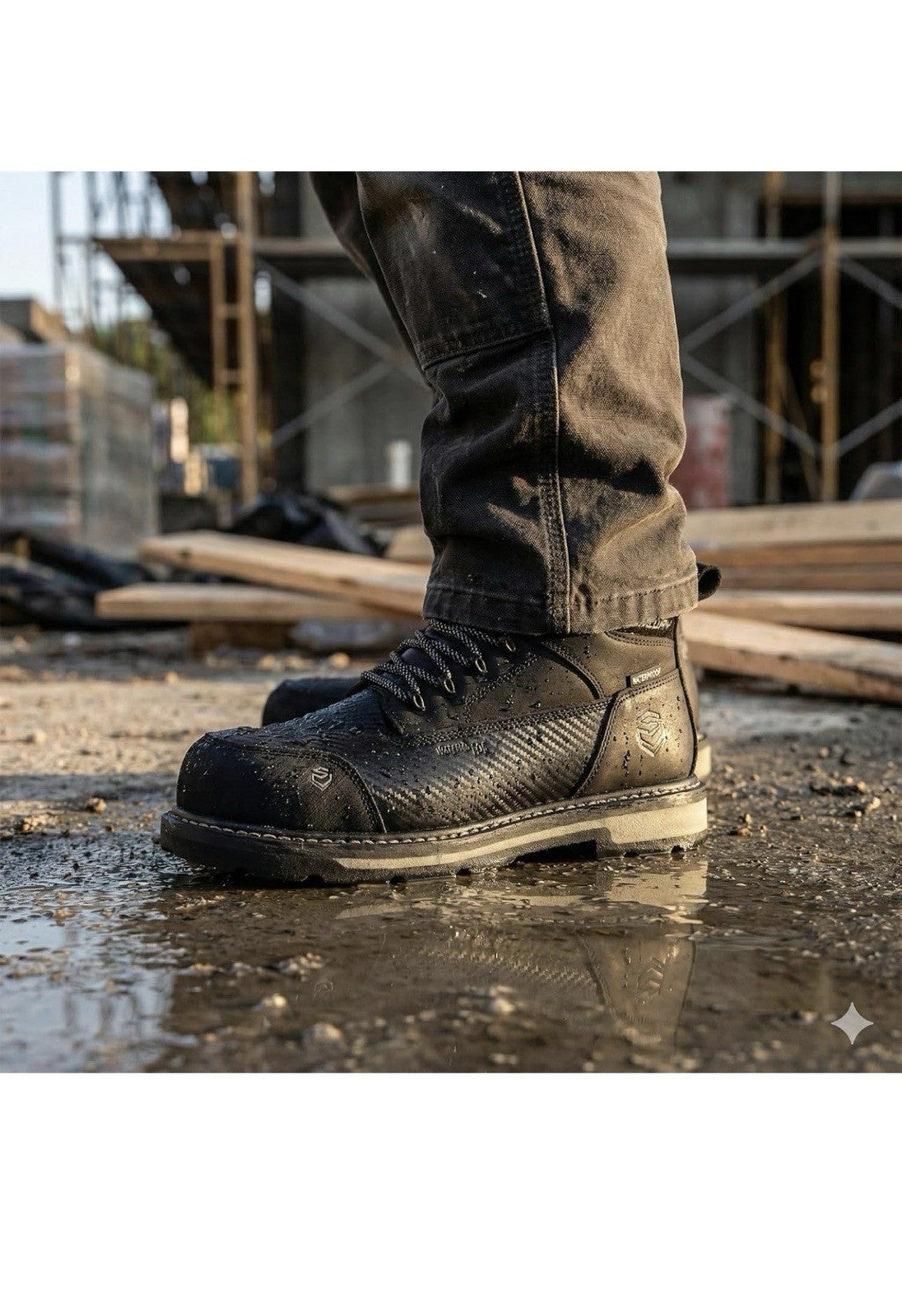 SUREWAY Men's 6" Soft/Composite Toe Heavy Duty Waterproof Work Boot Goodyear... 1
