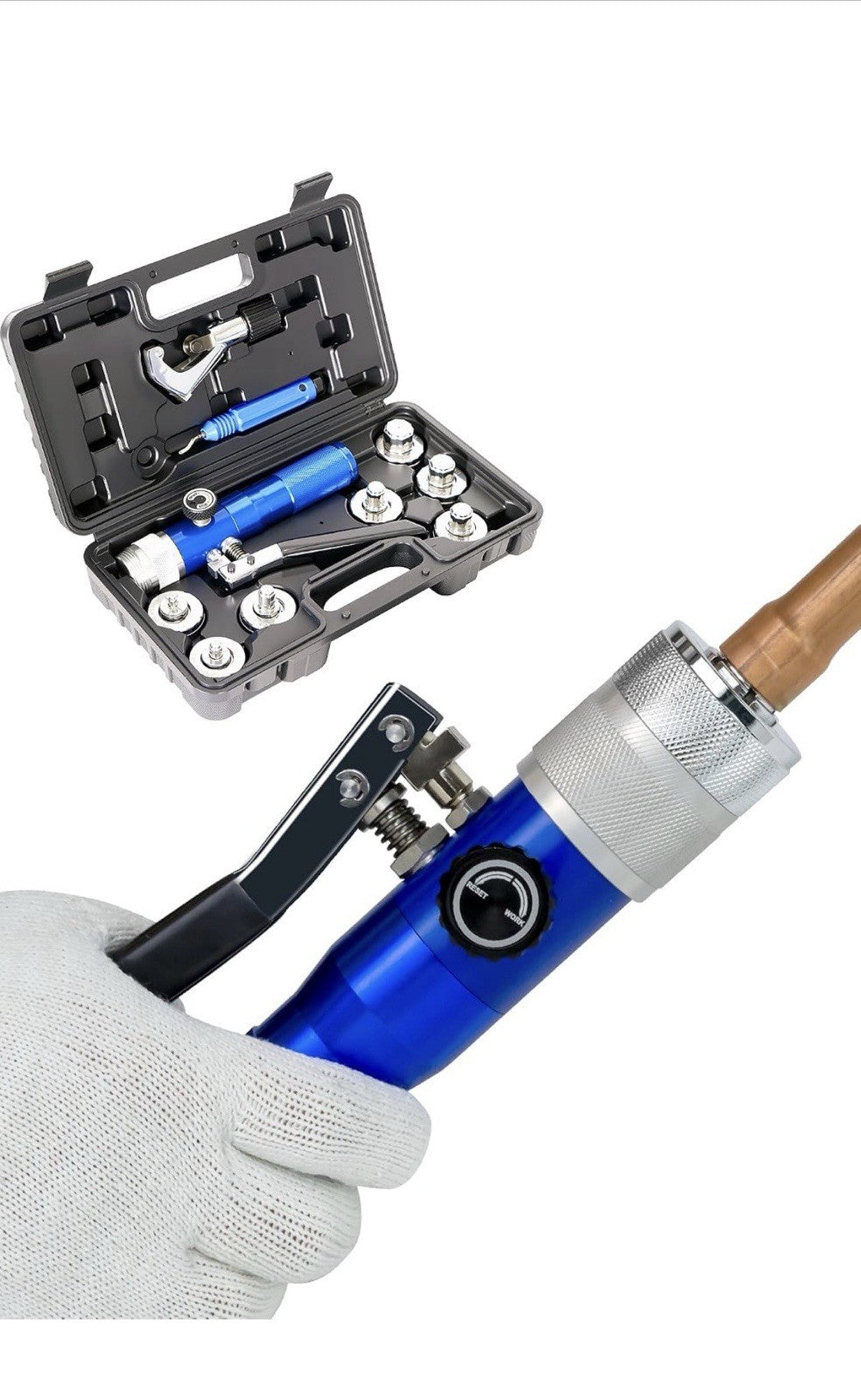 Hydraulic Tube Expander Kit HVAC Swaging Tool 3/8-1-1/8In CT-300 | HVAC Technici0