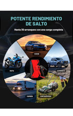 DBPOWER Arrancador portátil de 1600 A, 18000 mAh (motor de gasolina de hasta 7.22