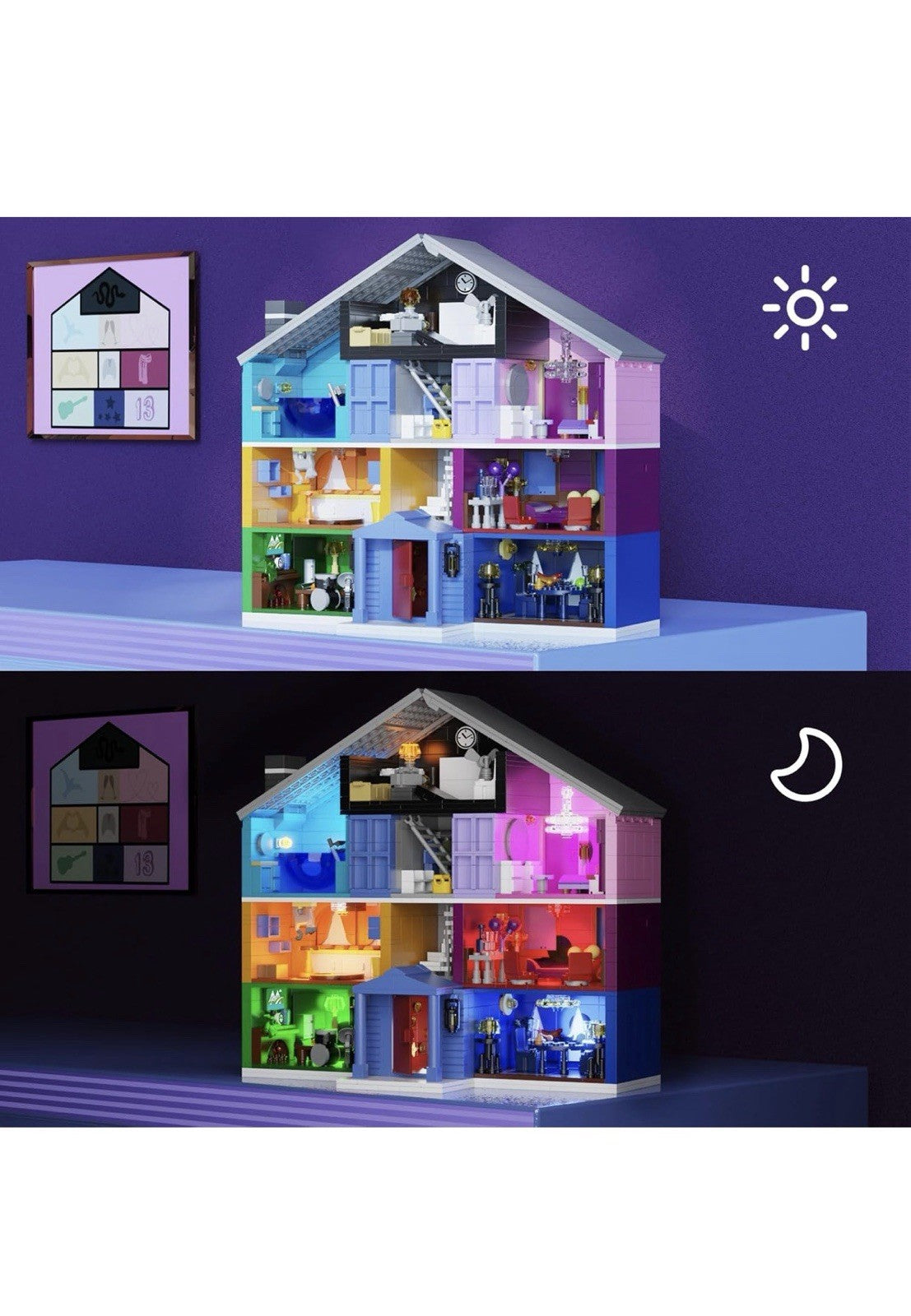 Juego de construcción de Star House, modelo de juguete de Star House compatibl5