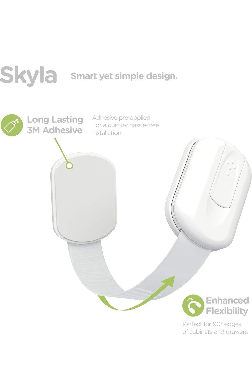 Baby Proofing Child Safety Locks (16 Pack) by Skyla Homes - The Safest, Quickest4