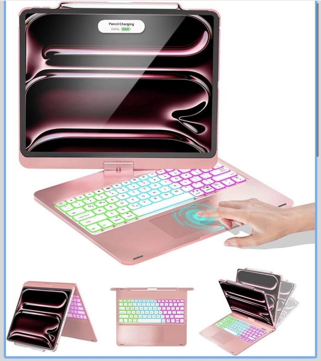 Baisla Funda para iPad Pro de 13 pulgadas con Teclado (M5/M4) e iPad Air 130