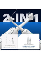 Electric Toothbrush with Water Flosser - Wireless Charging 3 in 1 Flossing Tooth1