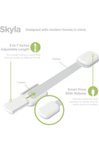Baby Proofing Child Safety Locks (16 Pack) by Skyla Homes - The Safest, Quickest5