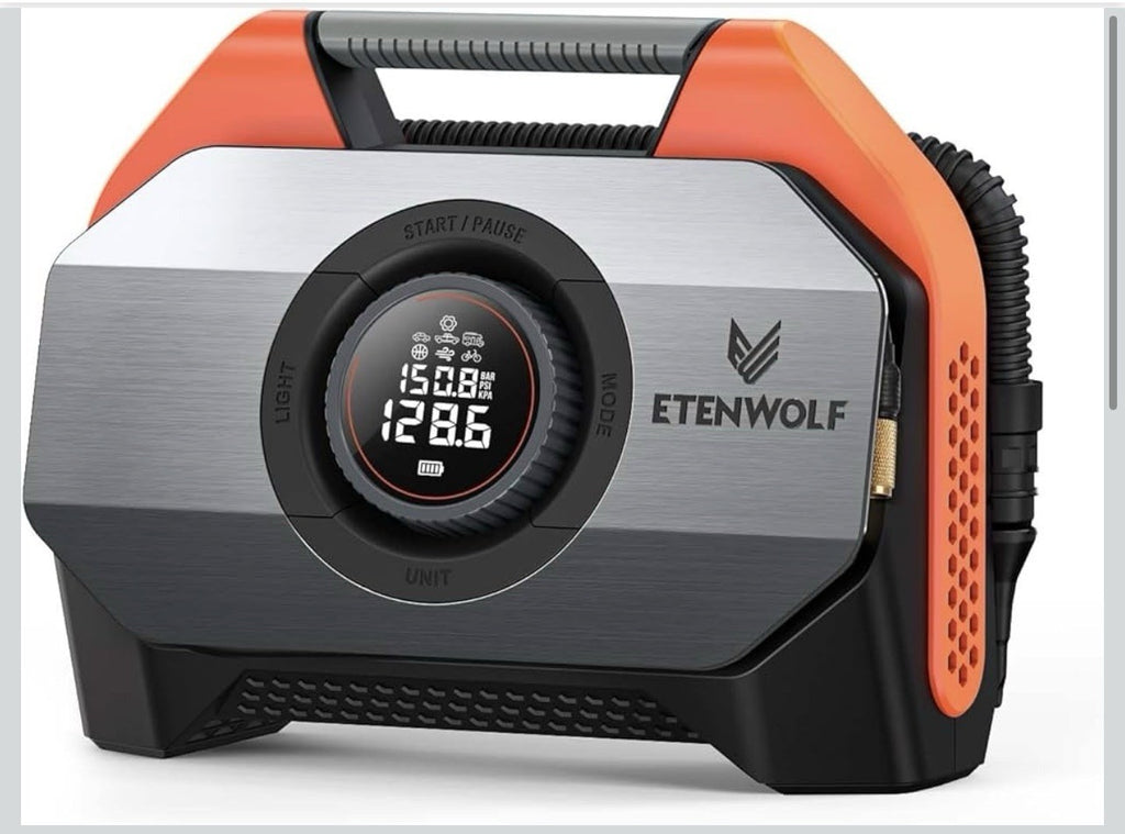 ETENWOLF VORTEX S6 Tire Inflator Portable Air Compressor for Heavy-duty Vehicle,0