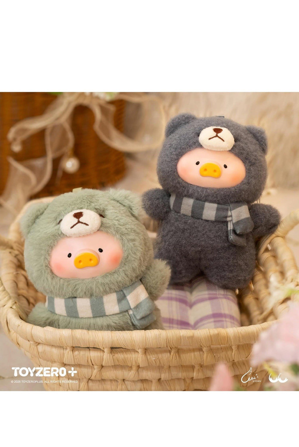 Lulu The Piggy - Caja ciega – 6 piezas Joyful Time Series Llavero de felp3