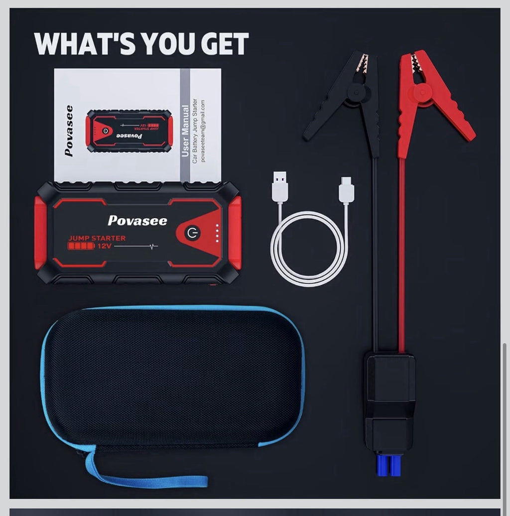 Povasee Jump Starter 5000A Car Jumper Starter, Model A30 12V Jump Box for Car5