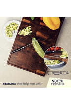 Tabla de cortar de nogal negro americano (extra gruesa de 1.7 pulgadas), calidad1