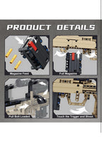 Shootable Sniper Playset, Building Bricks Toy, for Sniper Lover4