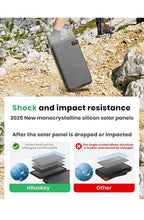 Cargador solar de 25000 mAh, banco de energía portátil para exteriores Hiluckey7