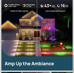 Smart Solar Pathway Lights SP6, In-App Pattern Switching Solar Lights Outdoor, U5