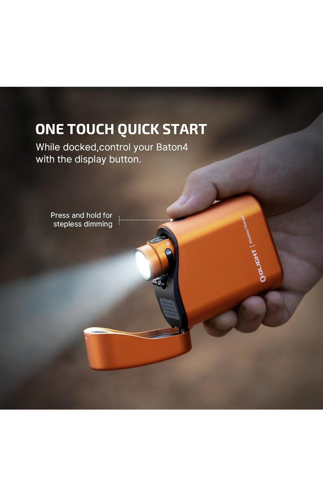 OLIGHT Baton4 EDC Flashlight 1300 Lumens, Rechargeable, Waterproof, OD Green6