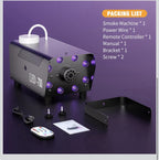 700W Fog Machine,14 Color Smoke Machine with 8 RGB LED Lights for Halloween Mini4