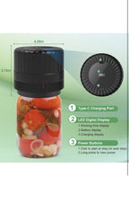 VP06+ Mason Jar Vacuum Sealer, Electric Vacuum Sealer for Jars with Wide 1