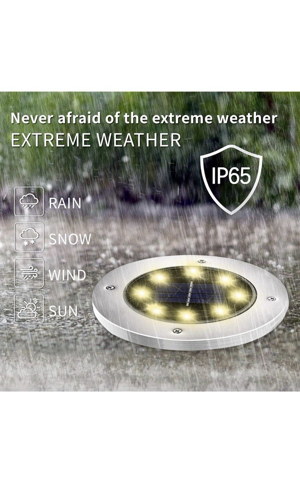 Solar Lights Outdoor Waterproof,16 Pack Solor Ground Light for Outside, Solar...1