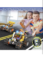 Robot Building Kit for Kids and Adults, 4-in-1 Rechargeable RC Robotics Kit with3