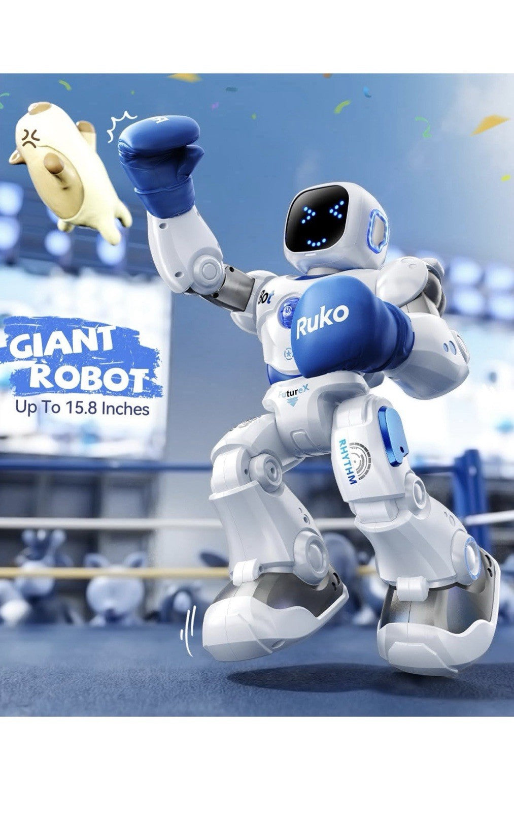 Ruko 1088 Smart Robot for Kids, Large Programmable Interactive RC Robot w Voice1