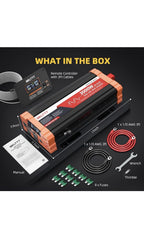BELTTT 3000W Pure Sine Wave Inverter 12V DC to 120V AC for RV Truck *NEW*7