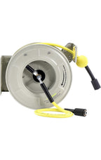 M MINGLE Retractable Pressure Washer Hose Reel, 1/4" × 60ft Power Washer Hose0