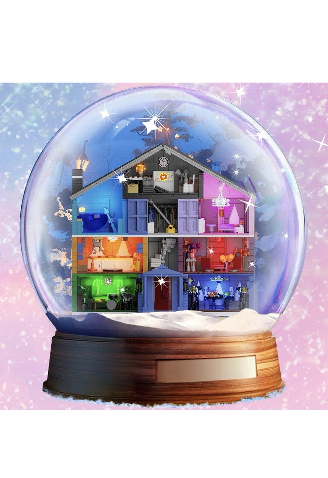 Juego de construcción de Star House, modelo de juguete de Star House compatibl6