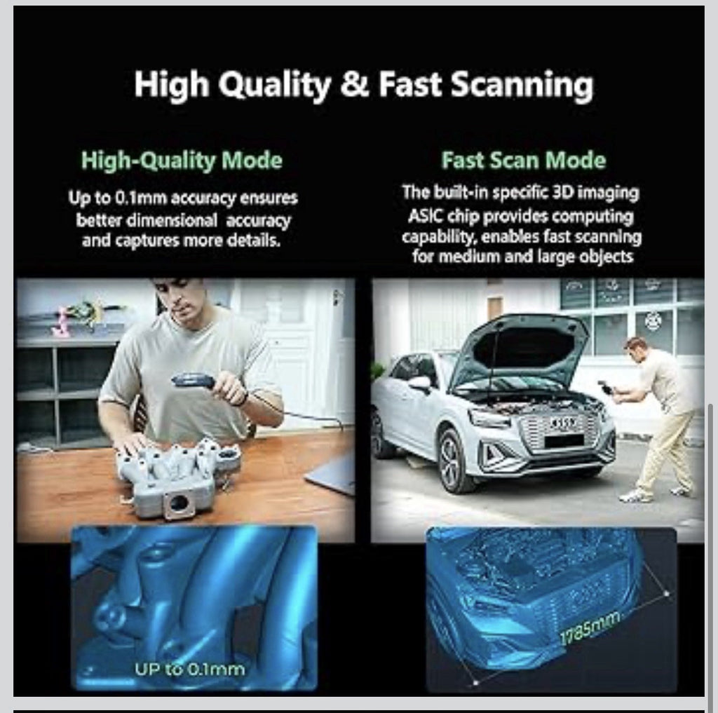 Creality Escáner 3D Ferret Pro para impresión 3D, escaneo 3D inalámbrico de mano6