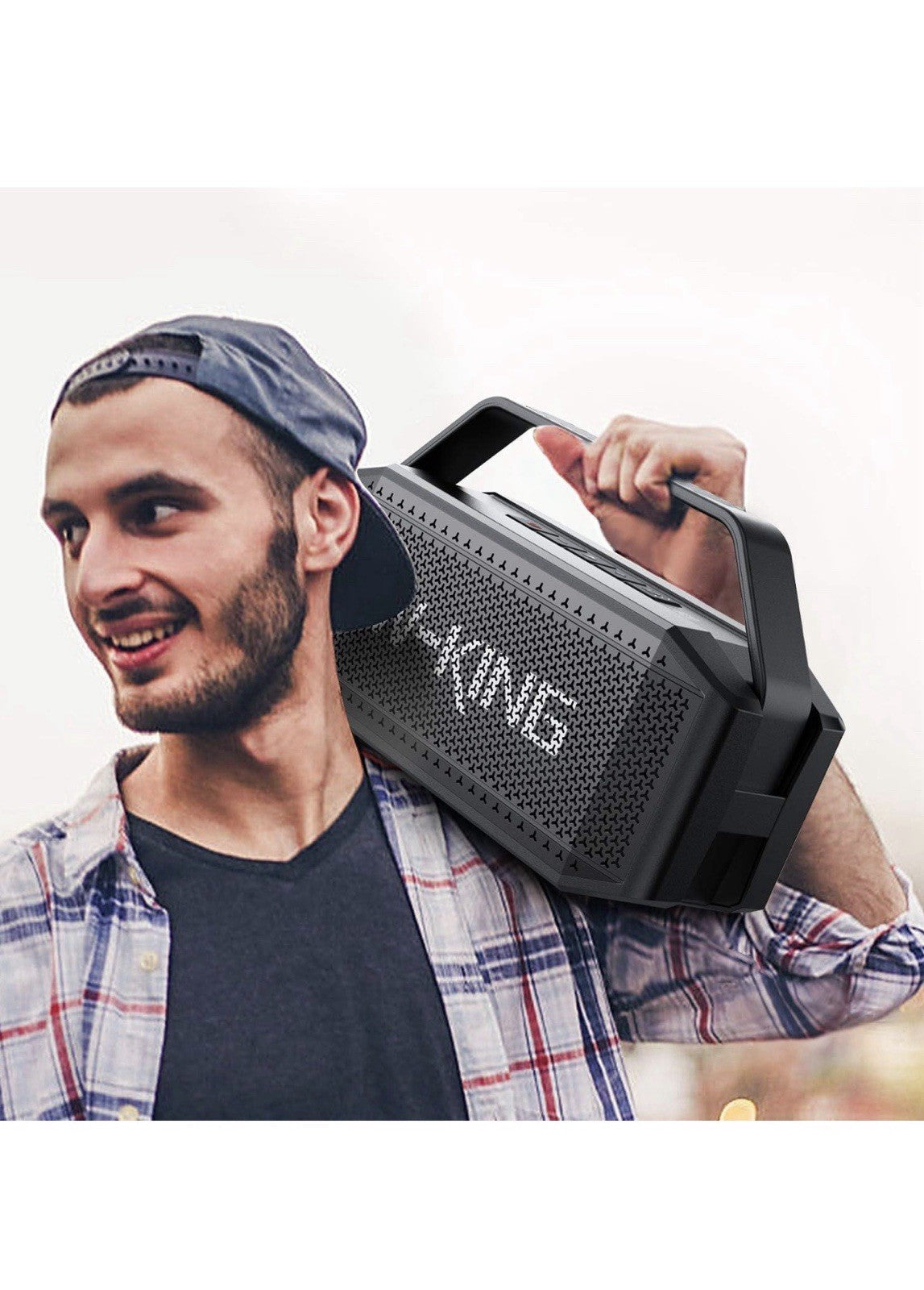 W-KING Bluetooth Speaker, 100W Peak Outdoor Portable Loud Speakers11