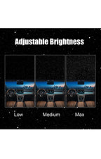 Luces de estrella para automóvil, proyector de estrellas con ambientador, luz am7