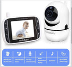 HelloBaby Video Baby Monitor with Remote Camera Pan-Tilt-Zoom, 3.2'' Color1