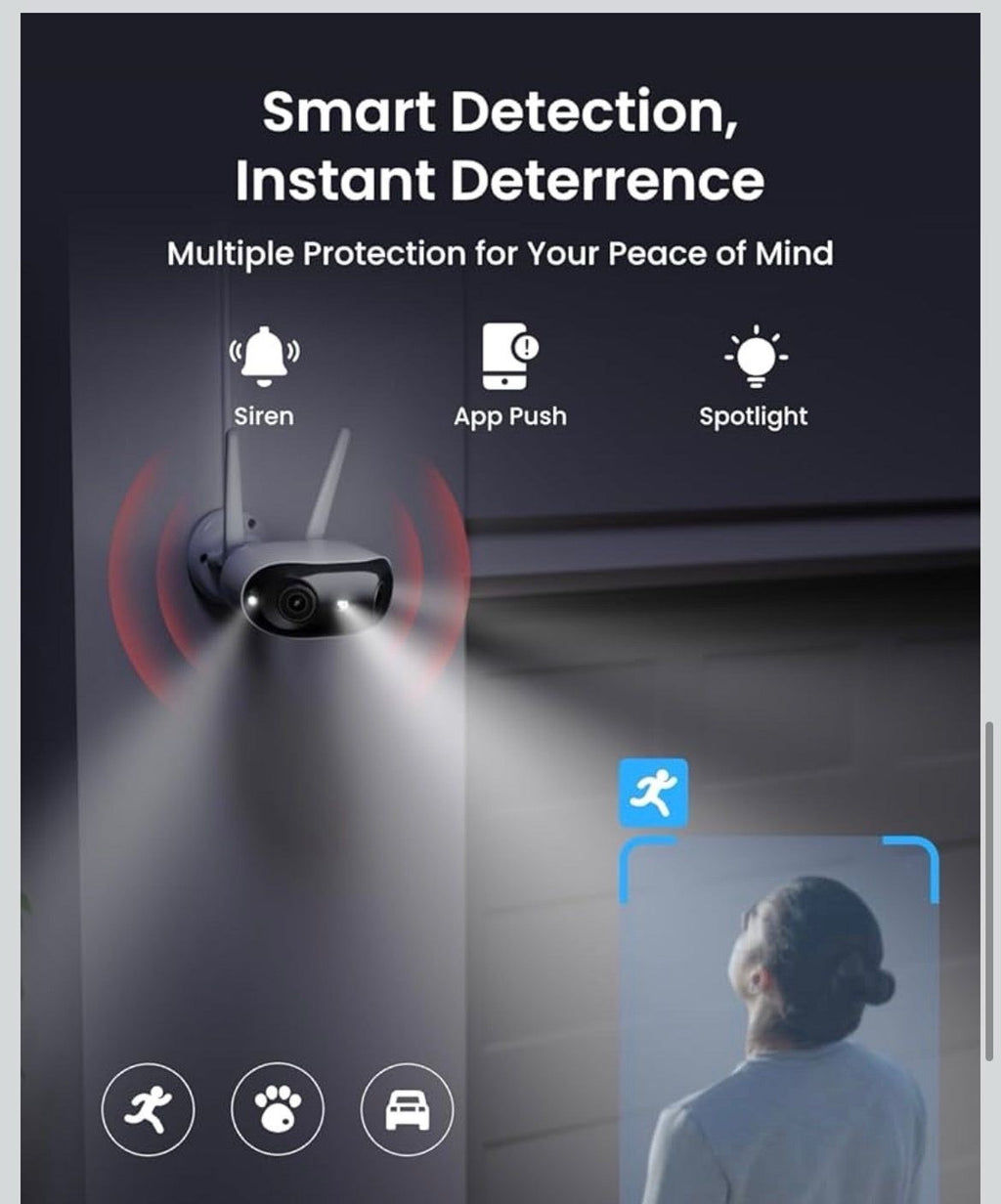 Reolink Elite WiFi 8MP 4K Dual-Lens Plug-in Security Camera Color Night Vision2