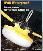 LED Construction String Light 100FT, 130W 16000Lm 100FT 2Prong, White 5