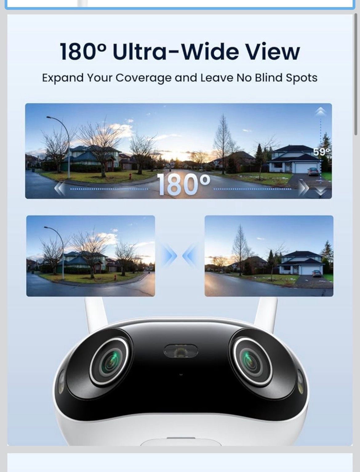 Reolink Elite WiFi 8MP 4K Dual-Lens Plug-in Security Camera Color Night Vision5
