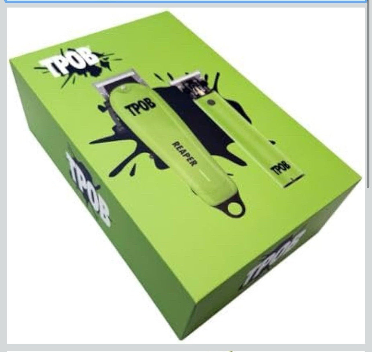 TPOB Reaper & Ghost Slime Green Clipper - Juego de cortapelos para hombre, 68001