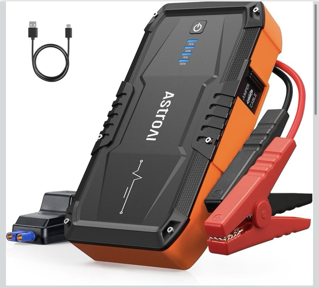 AstroAI Arrancador de batería de coche S8, batería de arranque de coche de 15000