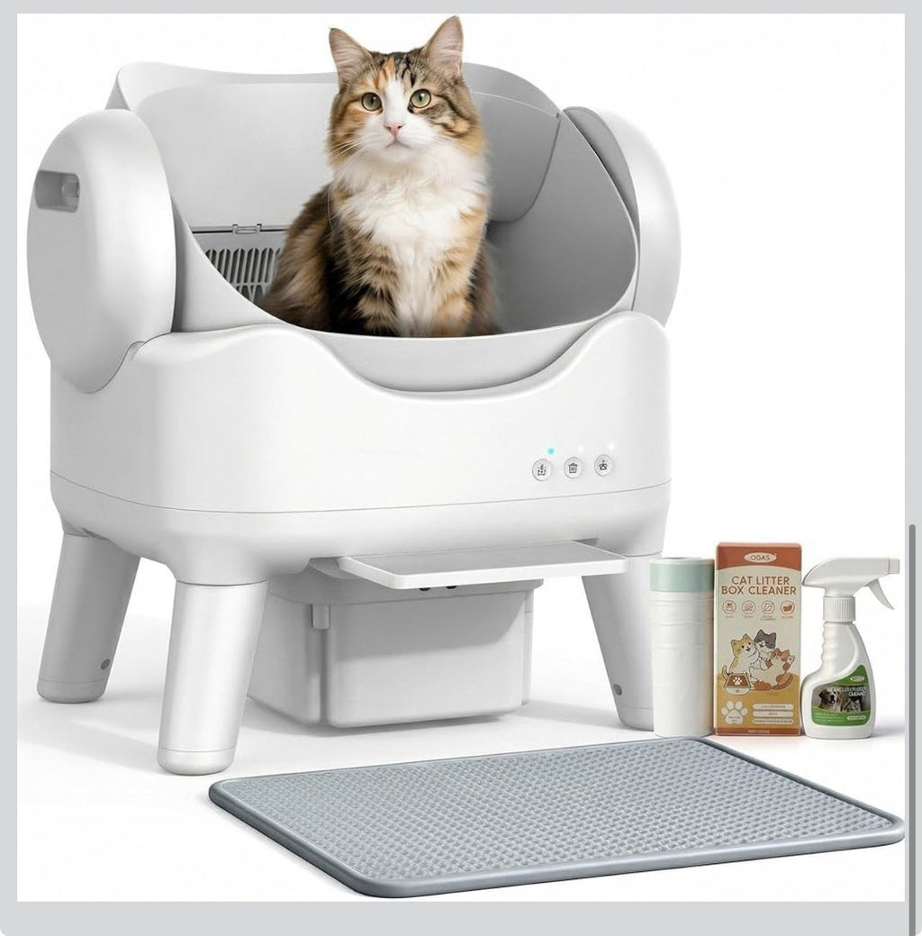 RPZ Automatic Self-Cleaning Cat Litter Box for Large Cats & Multi-Cat Homes, Sm7
