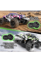 1:18 All Terrain RC Car, 4WD Off-Road Remote Control Car (HS18-05) Green+purple3